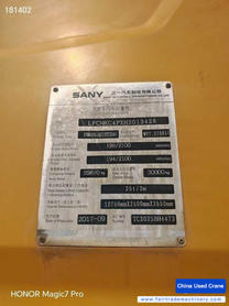 Buy Sany Used Crane / 3 Buy Sany Used Crane / 3